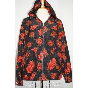 Rare Coach Men's Floral Print Wind Breaker